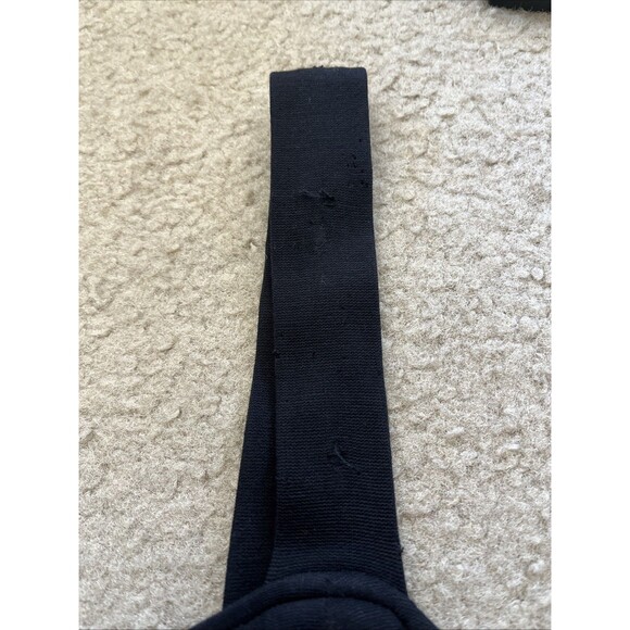 Paolina Paris Black Sexy Sleeveless Front Slit Zippered Stretch Maxi Dress Small - Picture 13 of 14